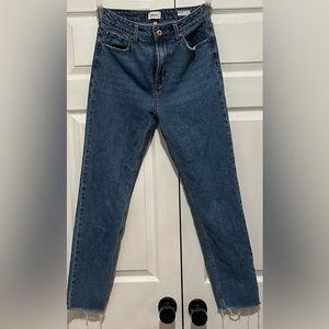 Only Denim Emily Highrise Straight medium wash jeans. Women's Size EU 29